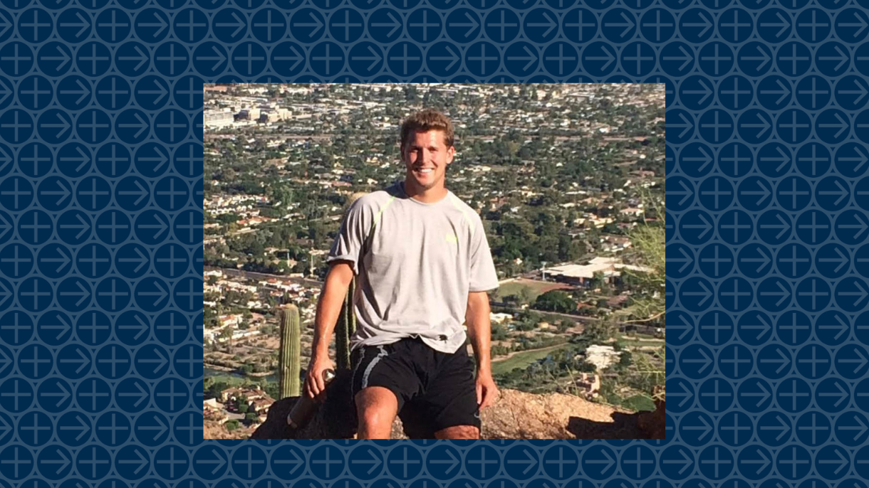 Dakota Keefer hiking